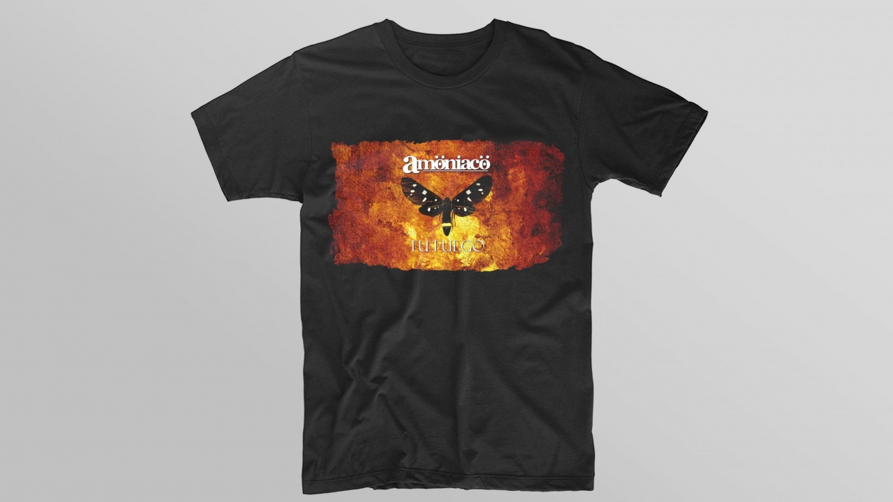 Polera negra portada Tu Fuego.

Tallas S, M, L y XL